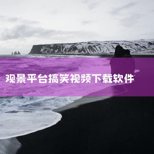 可以用纳举大仙视频下载工具去下载。这款软件支持大约50个左右的搞笑视频平台，可以轻松下载各种平台的视频内容。|