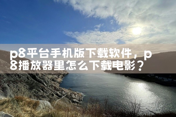p8平台手机版下载软件