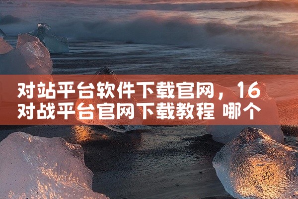 对站平台软件下载官网